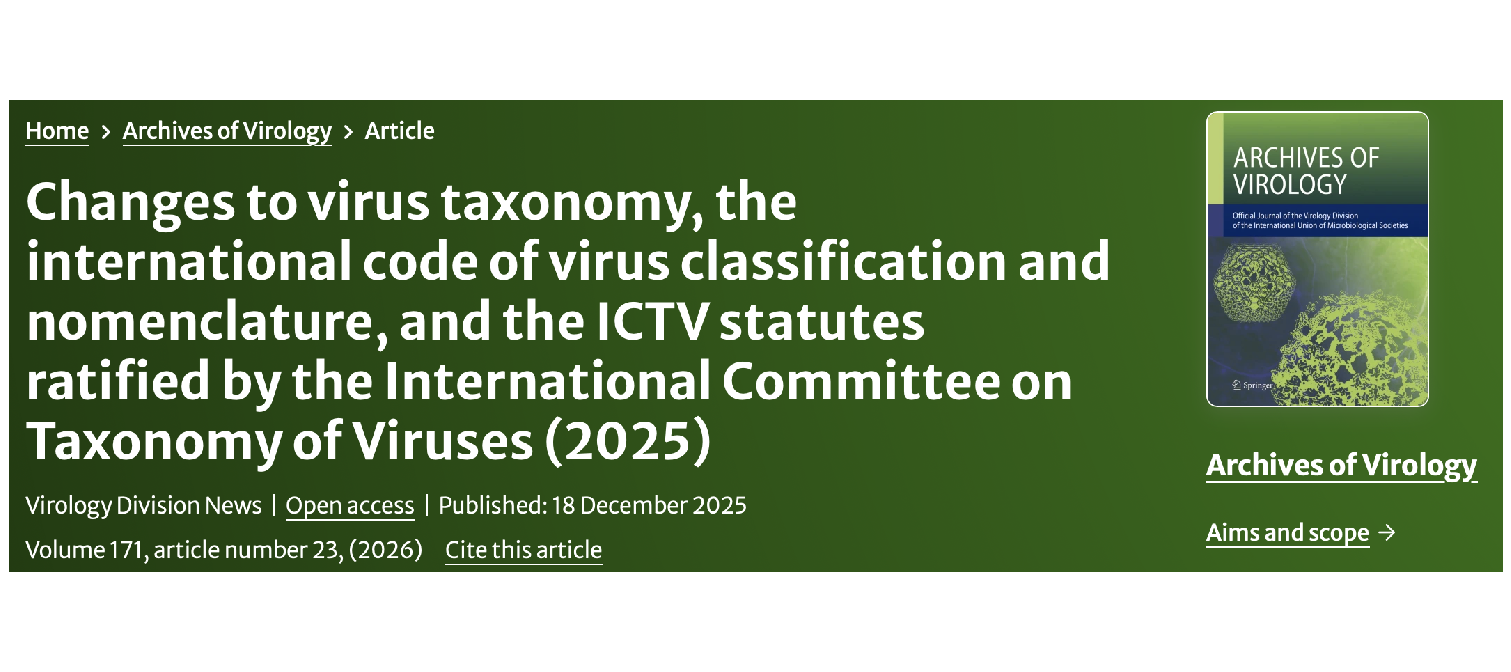 Archives of Virology, ICTV 2025